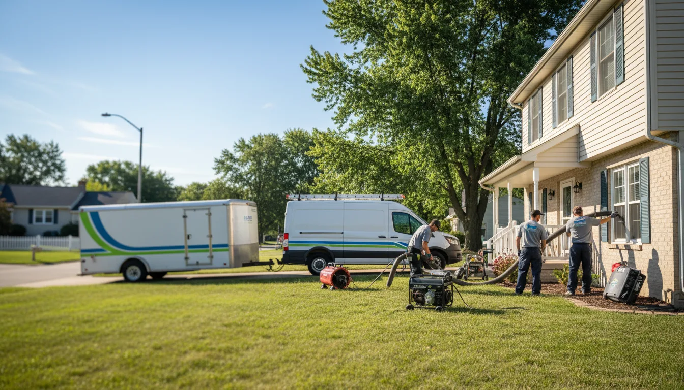 Flooded Basement Restoration And Cleanup With Repair in Lewis Center, OH near me